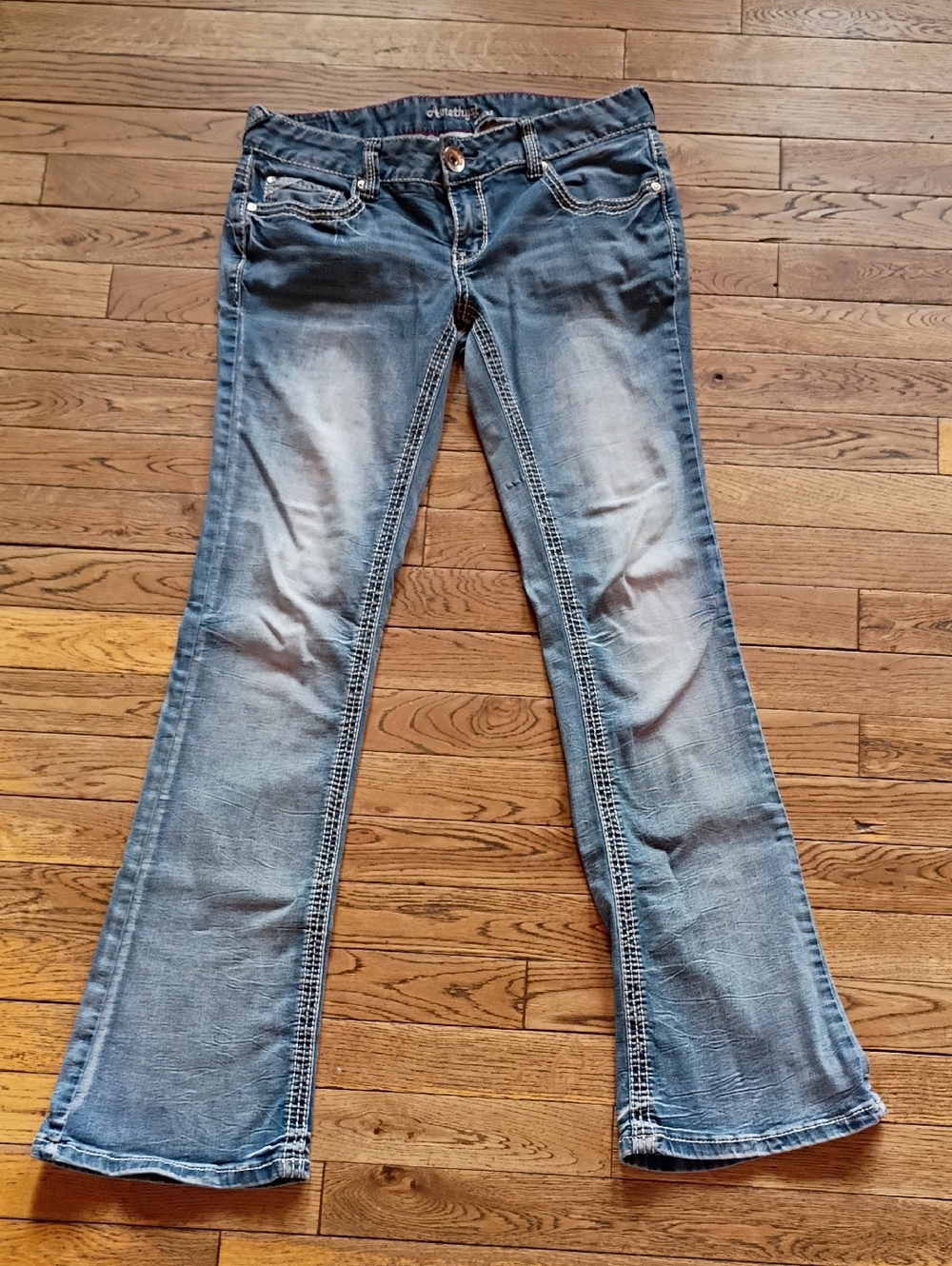 Amethyst Jeans Light Blue Wide Leg Jeans